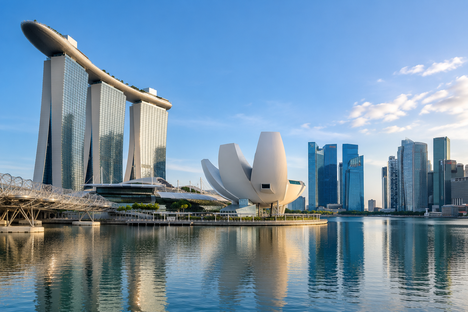 Photorealistic generated illustration of Singapore